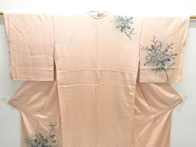  枝花模様訪問着